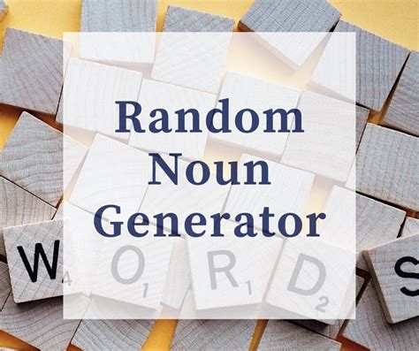 random adjective and noun generator